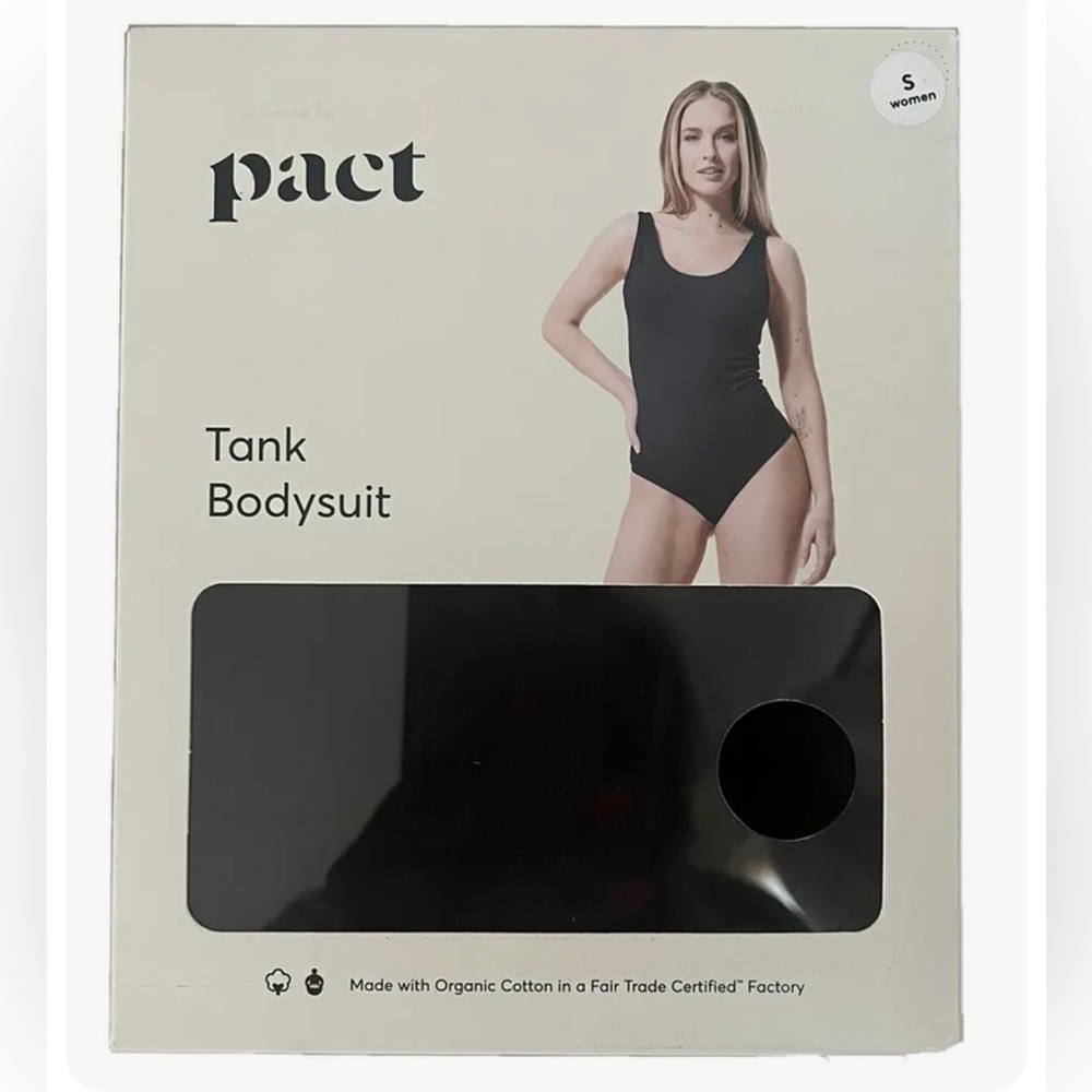 Tank Bodysuit-Made with Organic Cotton in NWT a Fair Trade Factory